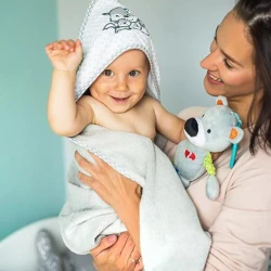 Банное полотенце BabyOno Unicorn Pink, 100x100 см купить в Кишиневе. Фото 3