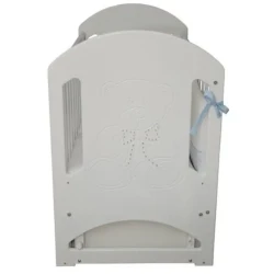 Детская кроватка на маятнике с ящиком Veres ЛД8 Мишка со стразами белый купить в Кишиневе. Фото 6