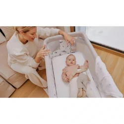 Patuț pentru copii 3 in 1 Lionelo Aurora Beige Capuccino cumpăra în Chișinau. Foto 2