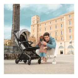 Cărucior de plimbare Kinderkraft Pilot 2 Bizuu Lunar Black cumpăra în Chișinau. Foto 5