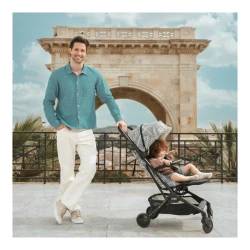 Cărucior de plimbare Kinderkraft Pilot 2 Bizuu Lunar Black cumpăra în Chișinau. Foto 3