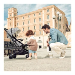 Cărucior de plimbare Kinderkraft Pilot 2 Bizuu Lunar Black cumpăra în Chișinau. Foto 4