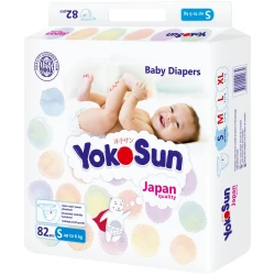 Подгузники YokoSun Comfort S (<6 кг), 82 шт. купить в Кишиневе. Фото 1