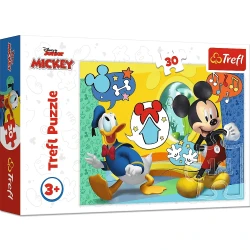 Пазл Trefl Disney Mickey Junior Mickey Mouse and Funhouse, 30 элементов купить в Кишиневе. Фото 1