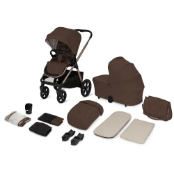 Коляска 2 в 1 Lionelo Carmine Brown Chocolate купить в Кишиневе. Фото 5