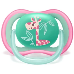 Suzeta ortodontica din silicon Philips Avent Ultra Air Girl (18 luni+), 2 buc. cumpăra în Chișinau. Foto 3