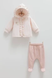 Комплект из 2 штук Caramell Rose Baby Pink (1-3M) купить в Кишиневе. Фото 1
