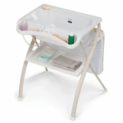 Cada cu suport și salteluță de înfășat Brevi Lindo Grey, 80 cm cumpăra în Chișinau. Foto 2