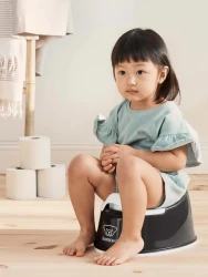 Oliță pentru copii BabyBjorn Smart Potty Deep Black/White, 6 luni + cumpăra în Chișinau. Foto 3