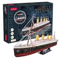 Puzzle 3D Cubic Fun Titanic, 114 elemente cumpăra în Chișinau. Foto 1