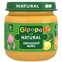 Piure Gipopo morcov-cartof-broccoli (5 luni+), 80 g cumpăra în Chișinau. Foto 1