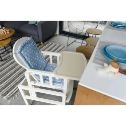 Стул для кормления 2 в 1 DeSon Pampuh Белый купить в Кишиневе. Фото 3