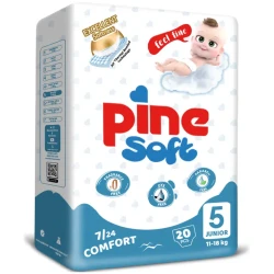 Подгузники Pine Soft 5 Junior (11-18 кг), 20 шт. купить в Кишиневе. Фото 1
