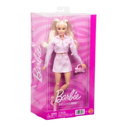 Păpușa Barbie Deluxe Style Fashionistă în costum denim roz, JJN69 cumpăra în Chișinau. Foto 3