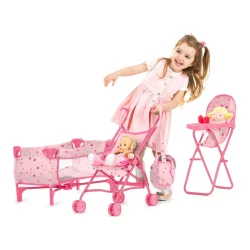 Set de joacă pentru păpuși 3 în 1 Chipolino Trixy, Stars cumpăra în Chișinau. Foto 7