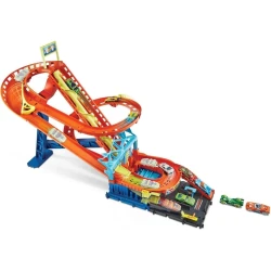Set constructie Hot Wheels City Roller Coaster Rally, 2 elemente cumpăra în Chișinau. Foto 6
