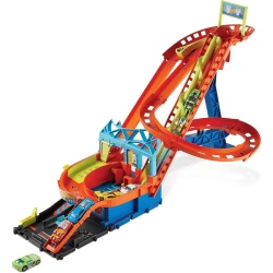 Set constructie Hot Wheels City Roller Coaster Rally, 2 elemente cumpăra în Chișinau. Foto 7
