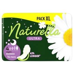 Absorbante Naturella Ultra Night 4, 14 buc. cumpăra în Chișinau. Foto 1