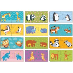 Puzzle educativ Dodo DUO Mothers and babies, 24 elemente cumpăra în Chișinau. Foto 4