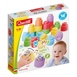 Cuburi Quercetti Momy Soft Happy Sound, 18 buc. cumpăra în Chișinau. Foto 1