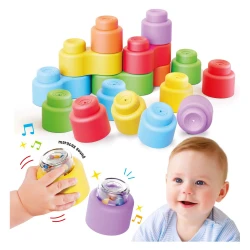 Cuburi Quercetti Momy Soft Happy Sound, 18 buc. cumpăra în Chișinau. Foto 2