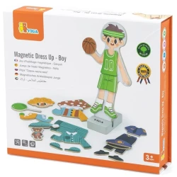 Набор для творчества Viga Magnetic Dress Up Boy, 44 шт. купить в Кишиневе. Фото 2