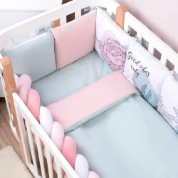 Комплект в кроватку Veres Good Vibes Pink-Blue (6 предметов), 120x60 cм купить в Кишиневе. Фото 3