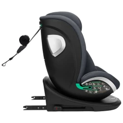 Автокресло 40-150 см (i-Size) Isofix KikkaBoo i-Drive Dark Grey, поворотное 360 купить в Кишиневе. Фото 4
