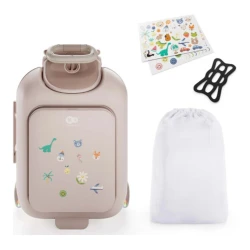 Valiză ride-on pentru copii 2 în 1 Kinderkraft Cabby, 20 l, Rose Gold cumpăra în Chișinau. Foto 5