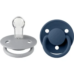 Круглые силиконовые пустышки Bibs De Lux Cloud & Steel Blue (0-36 мес.), 2 шт. купить в Кишиневе. Фото 6