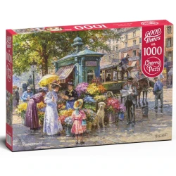 Puzzle Cherry Pazzi Blumenmarkt, 1000 elemente cumpăra în Chișinau. Foto 1