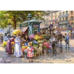 Puzzle Cherry Pazzi Blumenmarkt, 1000 elemente cumpăra în Chișinau. Foto 2