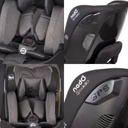 Scaun auto 0-36kg Isofix Coletto Nado O12 Negru, rotativ 360 cumpăra în Chișinau. Foto 5