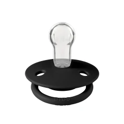 Пустышка круглая из силикона Bibs De Lux Black (0-36 мес.) купить в Кишиневе. Фото 2