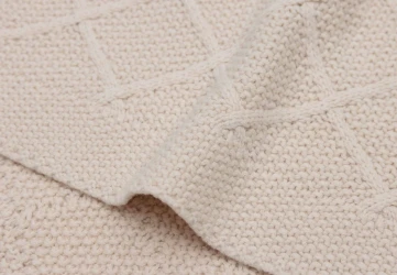 Păturică Jollein Check Knit Oatmeal, 75x100 cm cumpăra în Chișinau. Foto 6