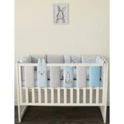 Aparatoare patut Veres Summer Bunny Blue (6 piese), 30x17 cm cumpăra în Chișinau. Foto 1