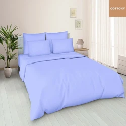Постельное белье Cottony Light Blue (3 предмета), 220x150 см купить в Кишиневе. Фото 1