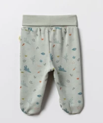 Pantaloni BabyCosy Green & Ecru, 2 buc. (12-18L) cumpăra în Chișinau. Foto 3