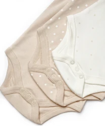 Боди с длинным рукавом BabyCosy Beige, 3 шт. (18-24М) купить в Кишиневе. Фото 3