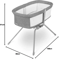 Patuc Co-sleeper Lionelo Malin Concrete Grey cumpăra în Chișinau. Foto 2