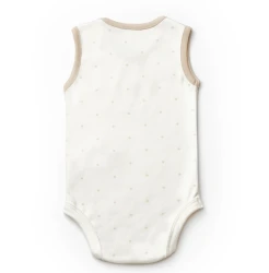 Body fără mânecă BabyCosy Ivory & Ecru, 2 buc. (6-9L) cumpăra în Chișinau. Foto 4