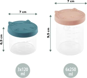 Set 9 boluri din sticlă Babymoov ISY, 250 ml / 120 ml cumpăra în Chișinau. Foto 2