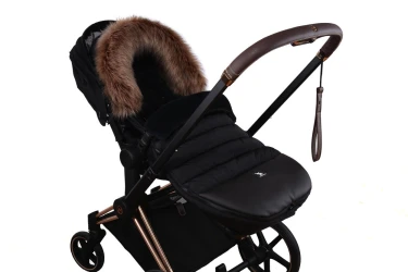 Зимний чехол для коляски Cottonmoose Alaskan Footmuf Black, 110x50 см купить в Кишиневе. Фото 2