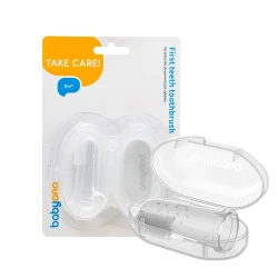Degetar din silicon pentru gingii BabyOno Transparent (0+ luni) cumpăra în Chișinau. Foto 2