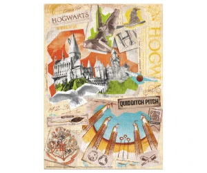 Puzzle Dodo Școala Hogwarts și terenul de Quidditch, seria Harry Potter, 450 elemente cumpăra în Chișinau. Foto 3