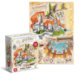 Puzzle Dodo Școala Hogwarts și terenul de Quidditch, seria Harry Potter, 450 elemente cumpăra în Chișinau. Foto 1