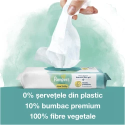 Влажные салфетки Pampers Harmonie New Baby, 4x46 шт. купить в Кишиневе. Фото 7
