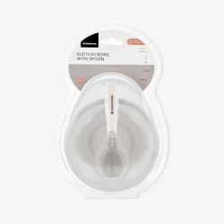 Bol cu ventuză și lingură Kikkaboo Beige, 250 ml cumpăra în Chișinau. Foto 4