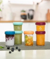 Set 8 boluri gradate din sticlă Babymoov, 120 ml / 240 ml cumpăra în Chișinau. Foto 3