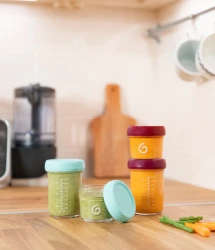 Set 8 boluri gradate din sticlă Babymoov, 120 ml / 240 ml cumpăra în Chișinau. Foto 4